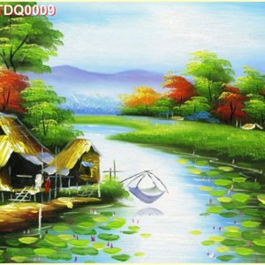 Tranh sơn dầu đồng quê TGTV-TDQ0009