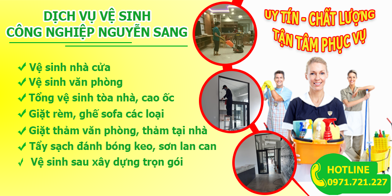 Các dịch vụ mà vệ sinh công nghiệp Nguyễn Sang cung cấp