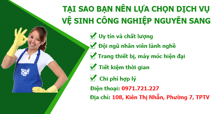 Lợi ích khi sử dung dịch vụ vệ sinh Công nghiệp Nguyễn Sang