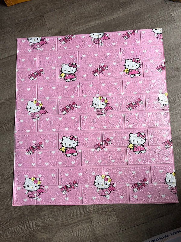 Xốp dán tường hình Hello Kitty 1