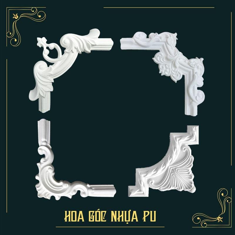 Hoa góc nhựa PU